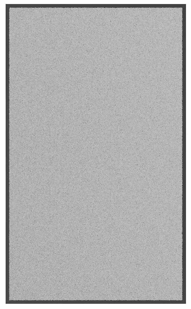 Tapete de porta 90x150 cm cinzento