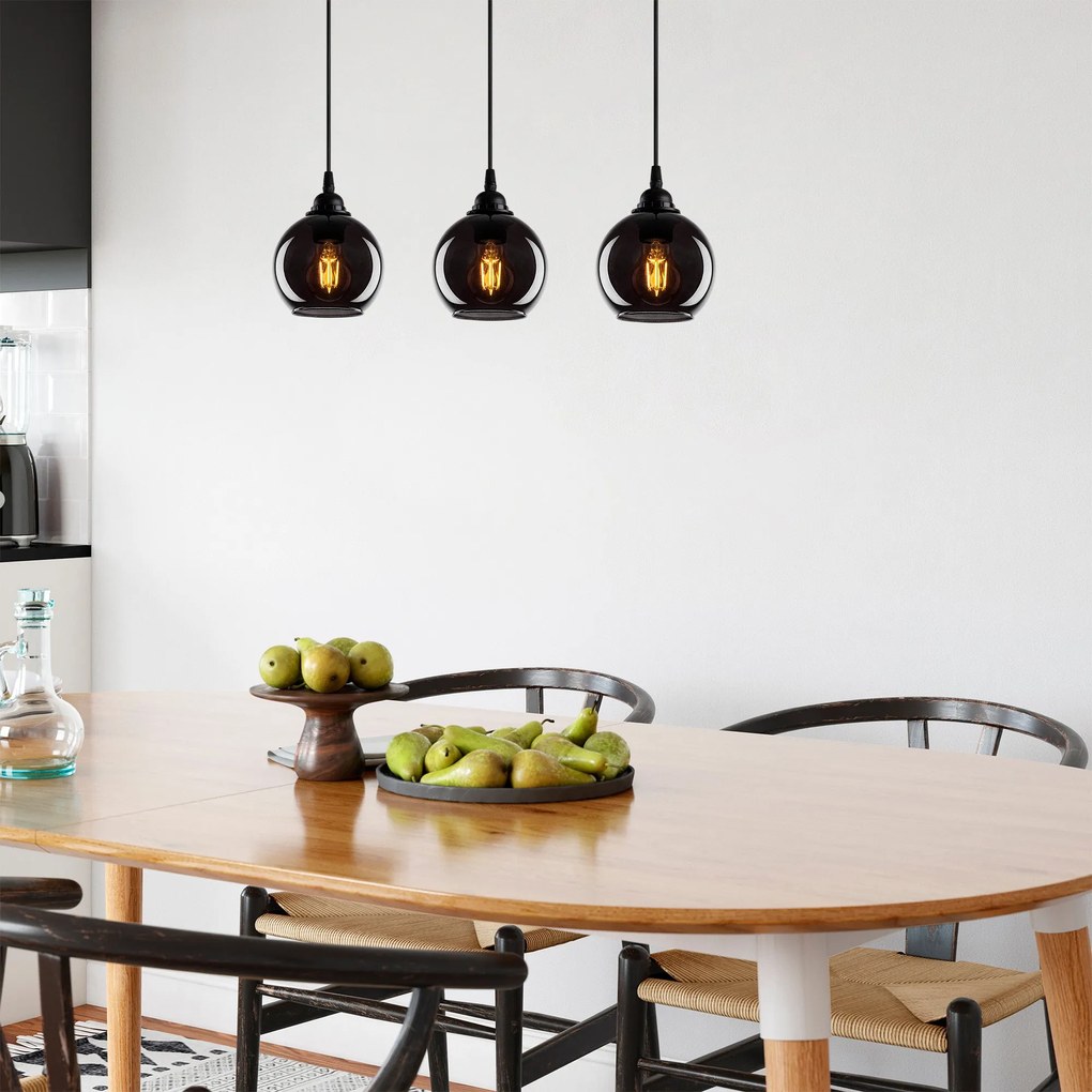 Chandelier Smoked – Fume – 65 x 65 cm
