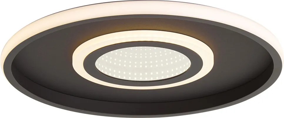 Candeeiro de Teto Moderno Preto Incl. LED Interruptor de 3 Posições - Frini