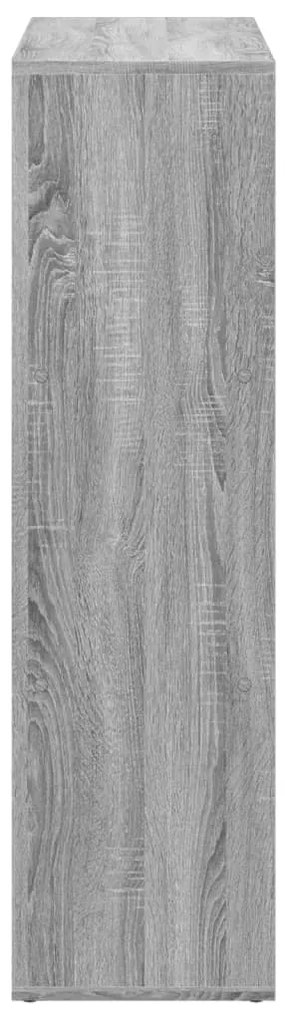 Estante divisória 102x29x103,5 cm deriv. madeira cinza sonoma