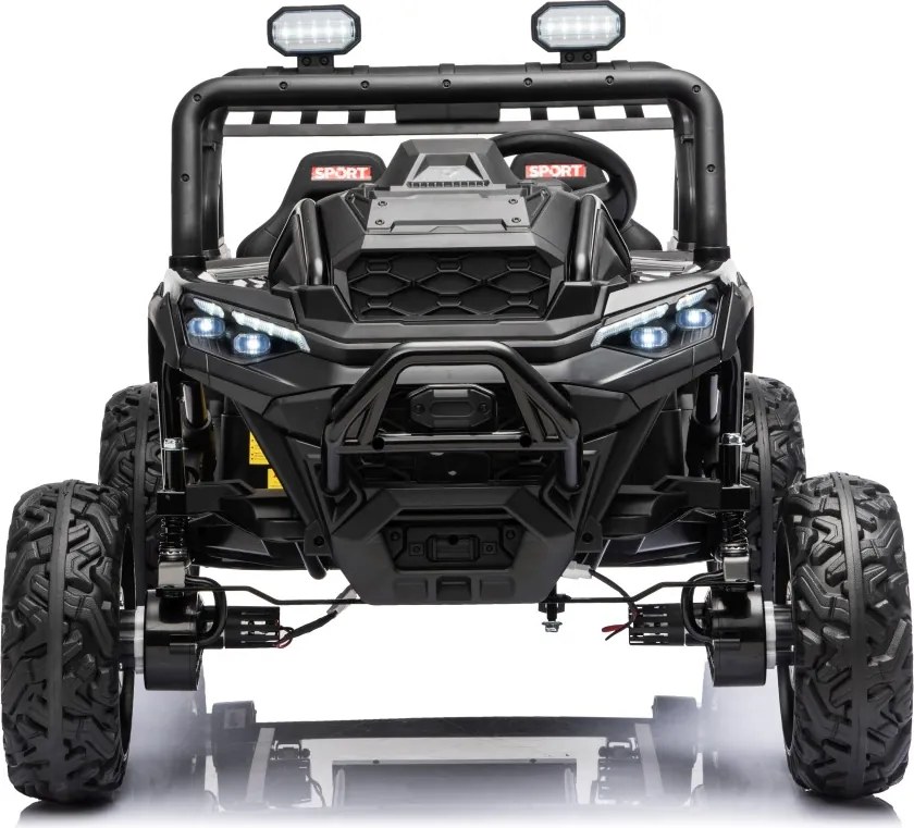 Carro elétrico para Crianças 3 a 8 anos, 12V 4x4 Buggy Sport OUTLAND, Rodas de espuma EVA, Controle remoto Preto