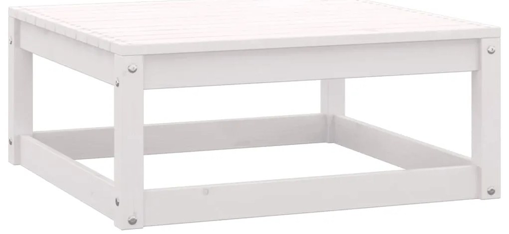 6 pcs conjunto lounge de jardim com almofadões pinho maciço