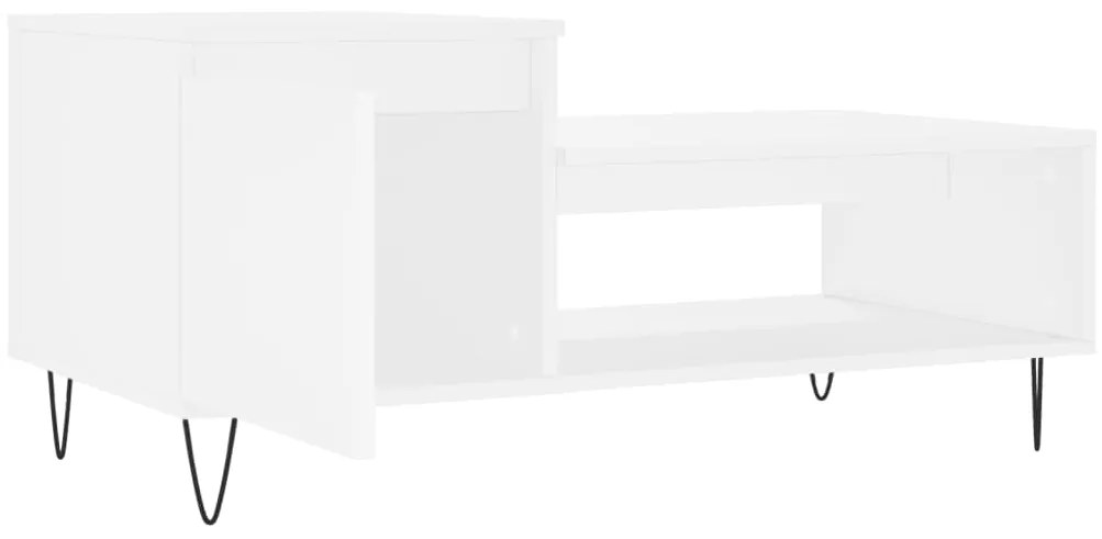 Mesa de centro 100x50x45 cm derivados de madeira branco