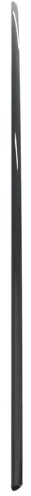 Placa de vidro semicircular para lareira 1200x500 mm
