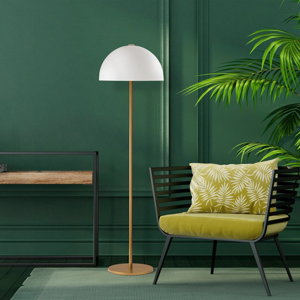 Candeeiro de Pé Mixed – Dourado – 40 x 40 x 154 cm