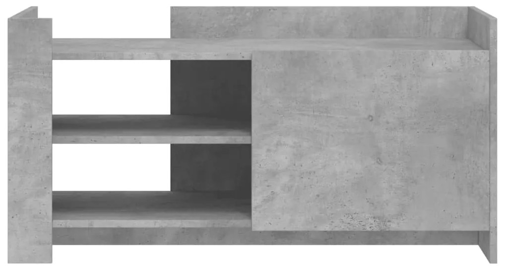Mesa de centro 100x50x50cm derivados de madeira cinza cimento