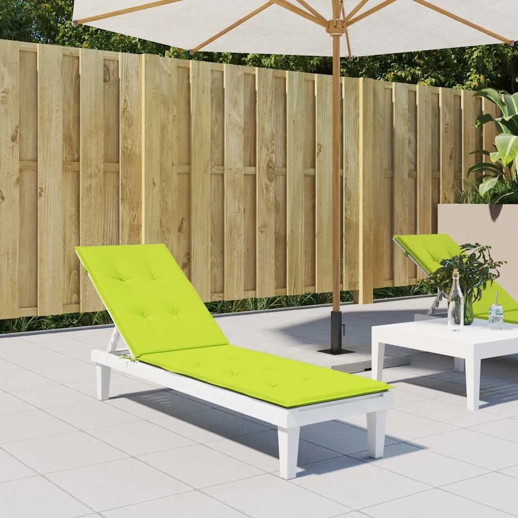 Almofadão cadeira de terraço (75+105)x50x4 cm verde brilhante