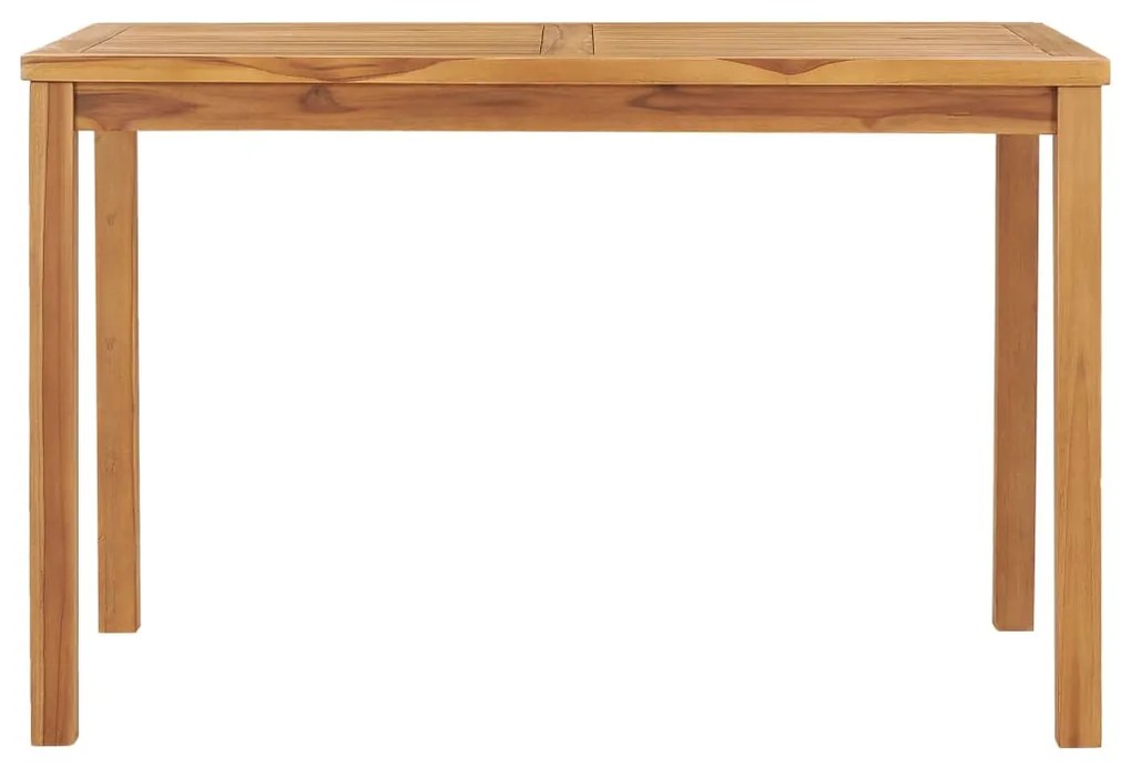 Mesa de jantar para jardim 120x70x77 cm madeira teca maciça