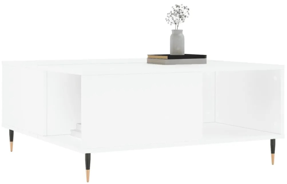 Mesa de centro 80x80x36,5 cm derivados de madeira branco