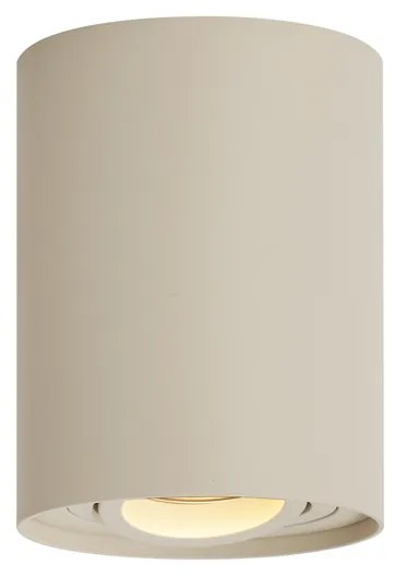Conjunto de 4 Focos de Teto Modernos Bege GU10 50mm Rotativos e Inclináveis - Rondoo Up