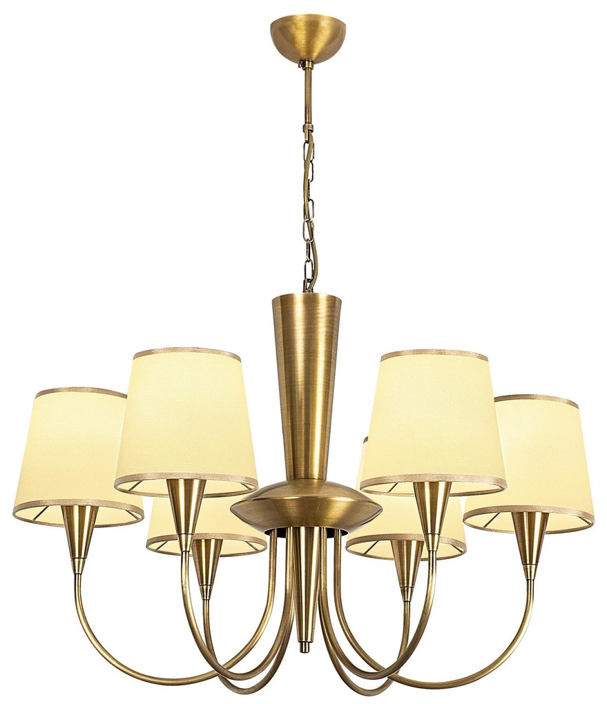 Candeeiro de Teto Pardo – Antique – Diâmetro 75 cm, Altura 85 cm