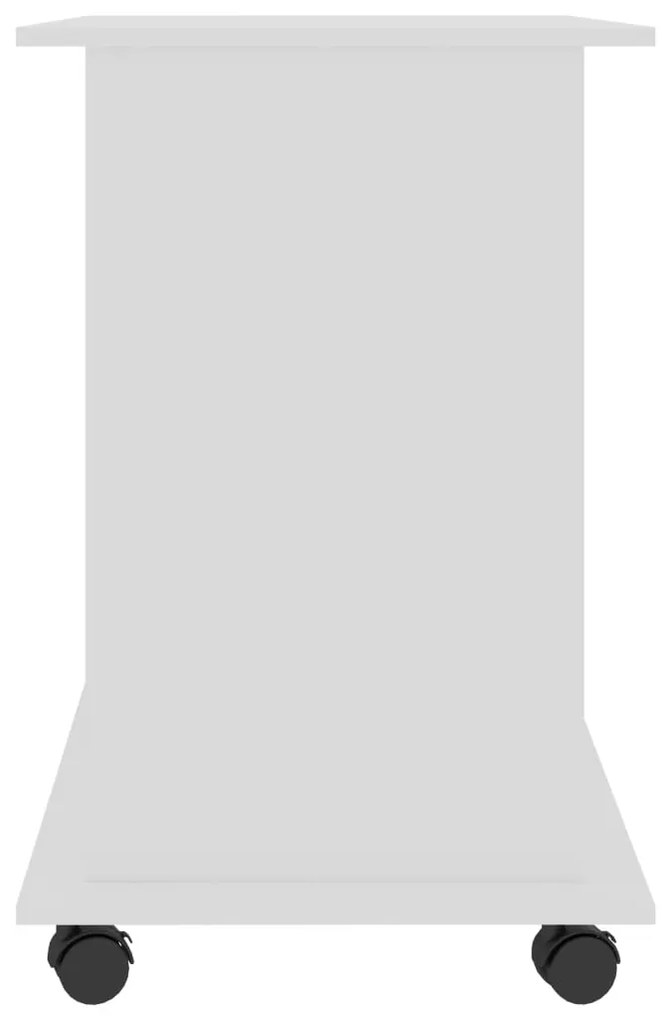 Secretária de computador derivados de madeira branco