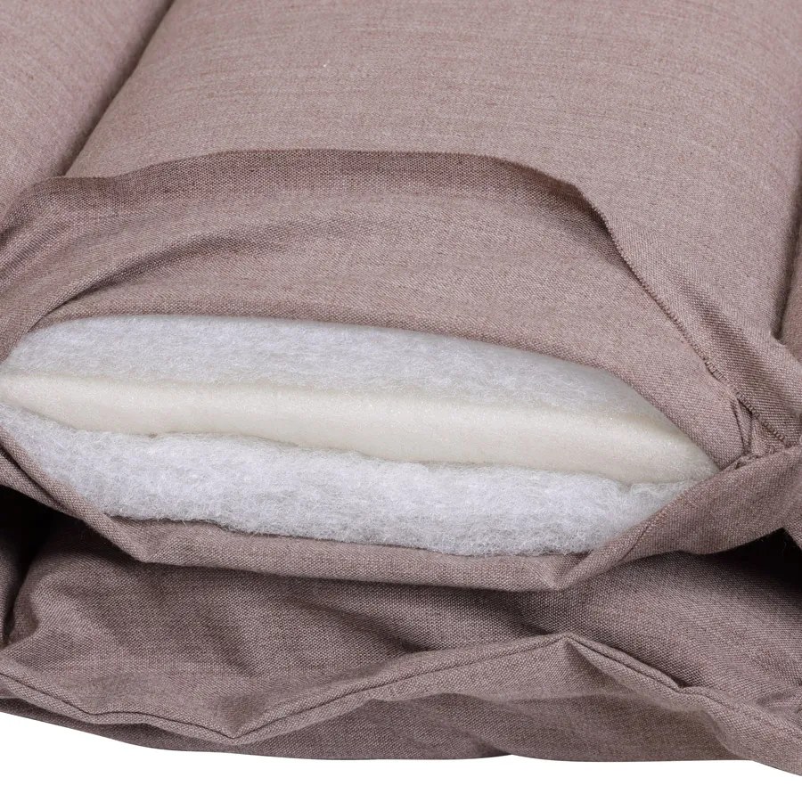 Almofada para espreguiçadeira jardim (NÃO INCLUIDA) 183x56x7cm Creme mesclado