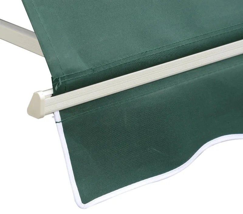 Toldo de Janela com Angulo Ajustável - 180x70cm - Verde