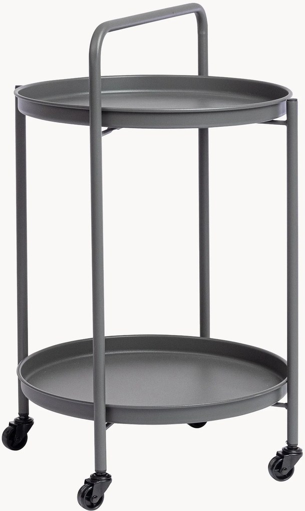 Mesa de apoio redonda para exterior com rodas Austin