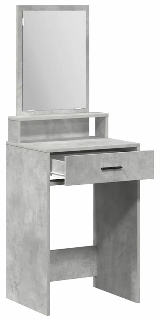 Tocador vidaXL com Gavetas Cinzento Betão 50x41x140 cm