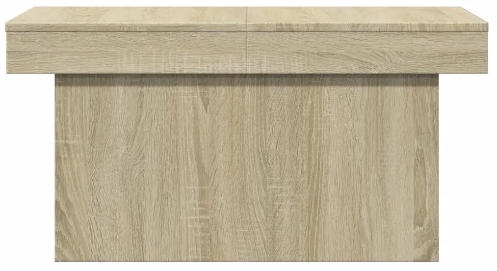 Mesa de centro 80x55x40 derivados de madeira carvalho sonoma