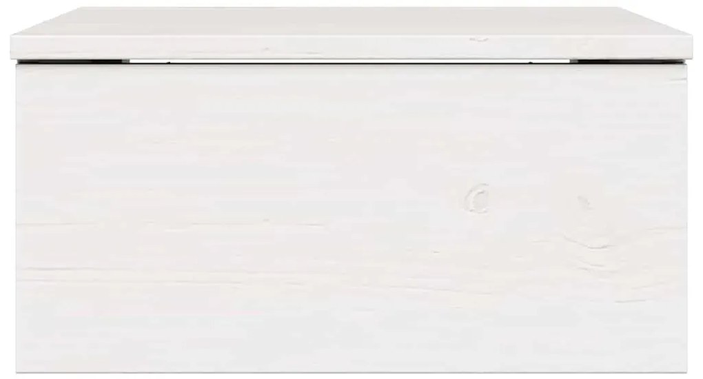 Mesa de Cabeceira Montada na Parede com gaveta 2 pcs Branco