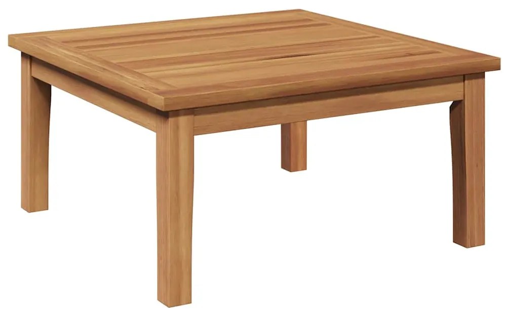 Mesa de Jardim 60x60x30 cm de Madeira Sólida de Teak