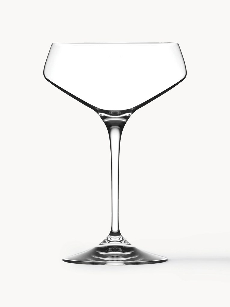 Filigree Crystal Champagne Glasses Aria, Set of 6