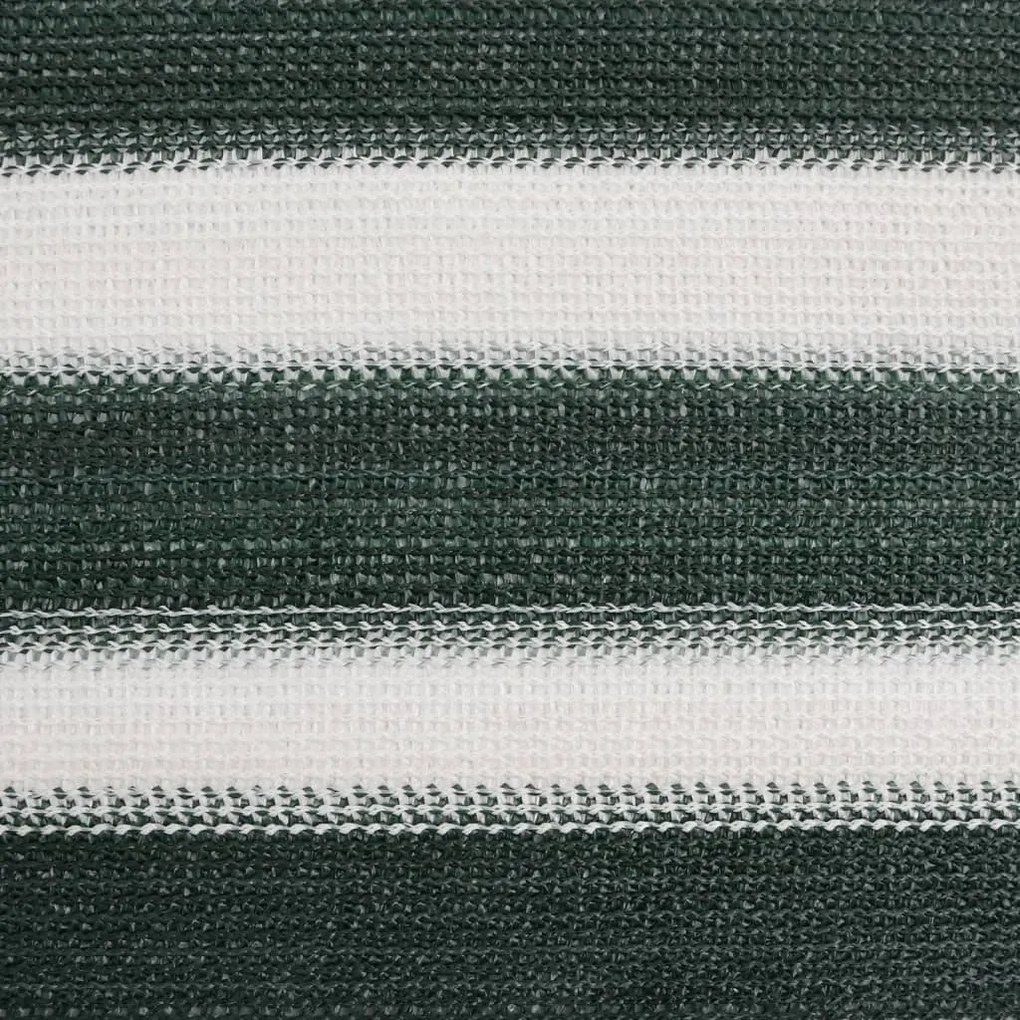 Rede ocultação p/ privacidade PEAD 195g/m² 1,5x25m verde branco