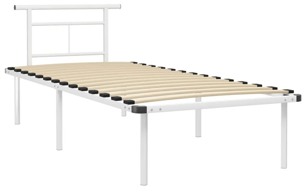 Estrutura de cama metal 90x200 cm branco