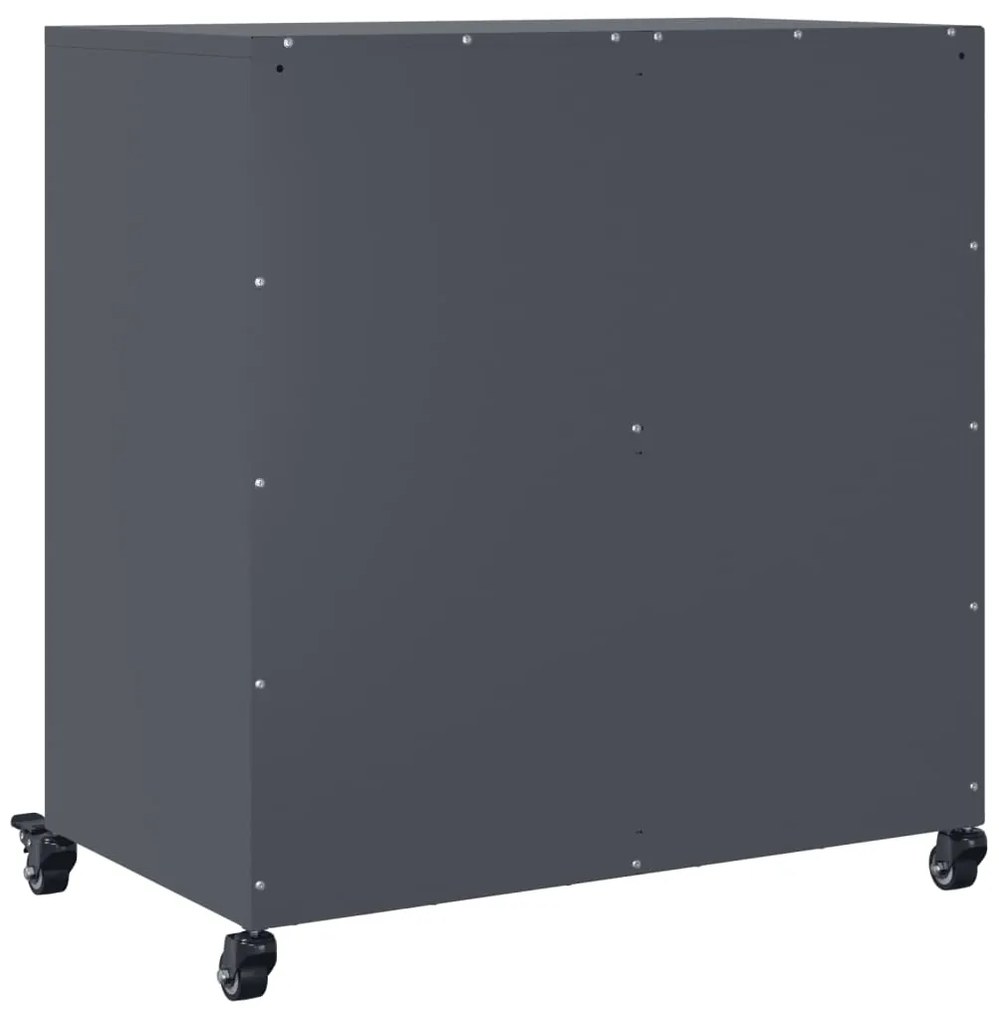 Aparador 68x39x72 cm aço antracite