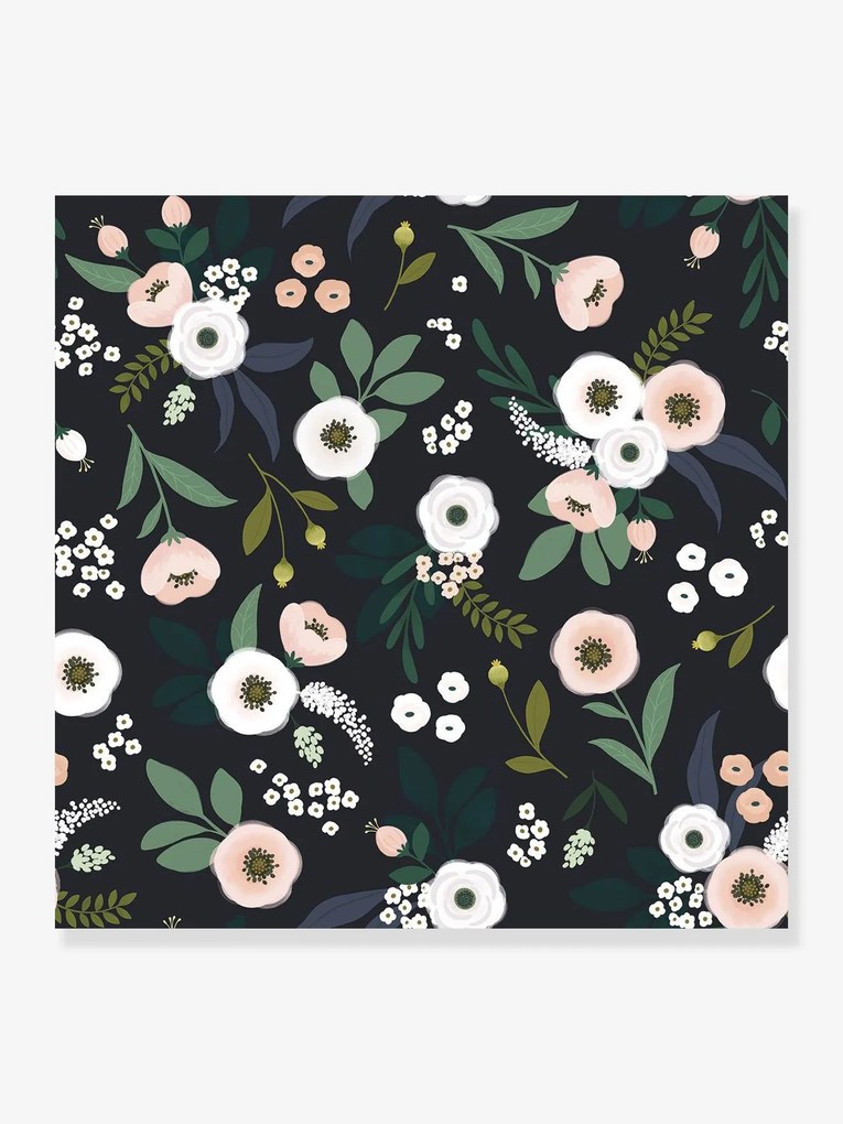 Papel de parede, Lilipinso azul escuro estampado