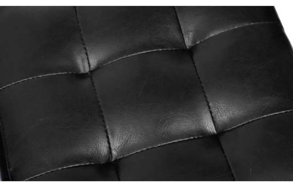 Bancos em cubo 2 pcs preto