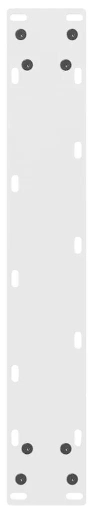 Pés para mesa de bar , brancos, 2 peças, 50x (110-111) cm, aço
