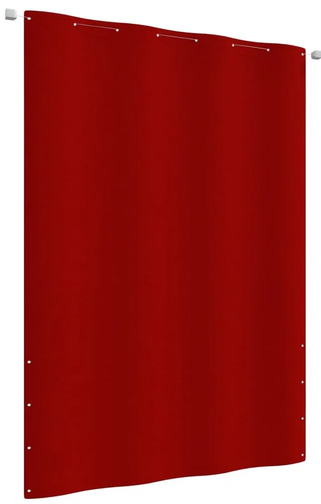 Tela de varanda 160x240 cm tecido oxford vermelho