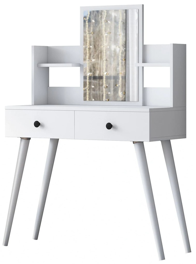 Mesa de Maquilhagem BJ102 – Branco – 103x111,8x40 cm