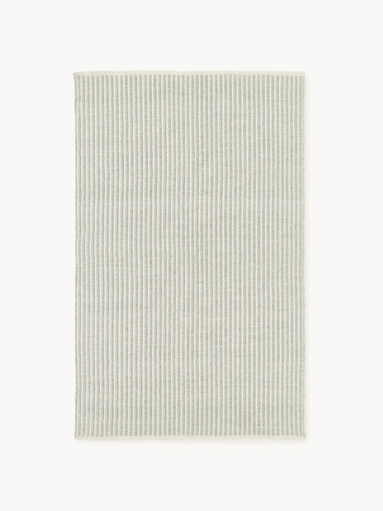 Tapete artesanal às riscas para interior e exterior Turner