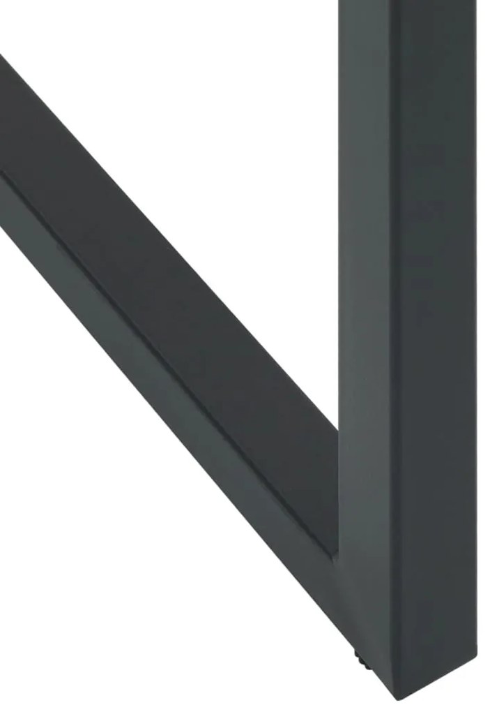Bancos de bar 4 pcs 38x38x80 cm aço revestido a pó preto