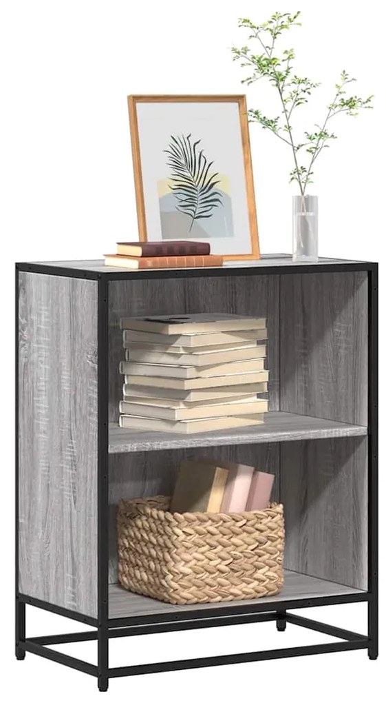 Estante 60x35x76 cm derivados de madeira cinzento sonoma