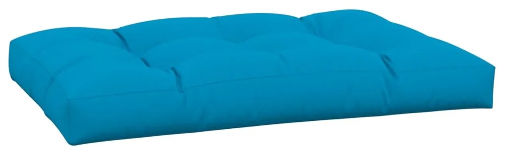 Almofadão para sofá de paletes 120x80x12 cm tecido azul