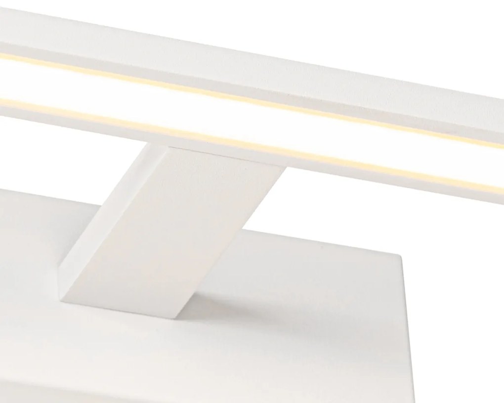 Candeeiro de parede branco 62 cm incl. LED IP44 - Jerre Design