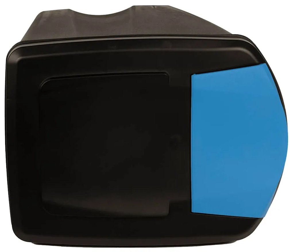 Caixotes do lixo empilháveis 3 pcs 75 L antracite