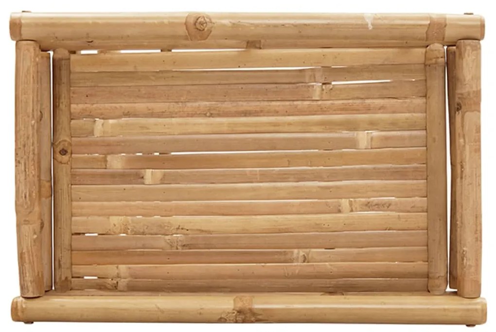 Mesa tabuleiro dobrável 60x40x68 cm bambu