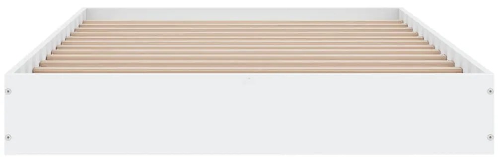 Estrutura de cama 100x200 cm derivados de madeira branco