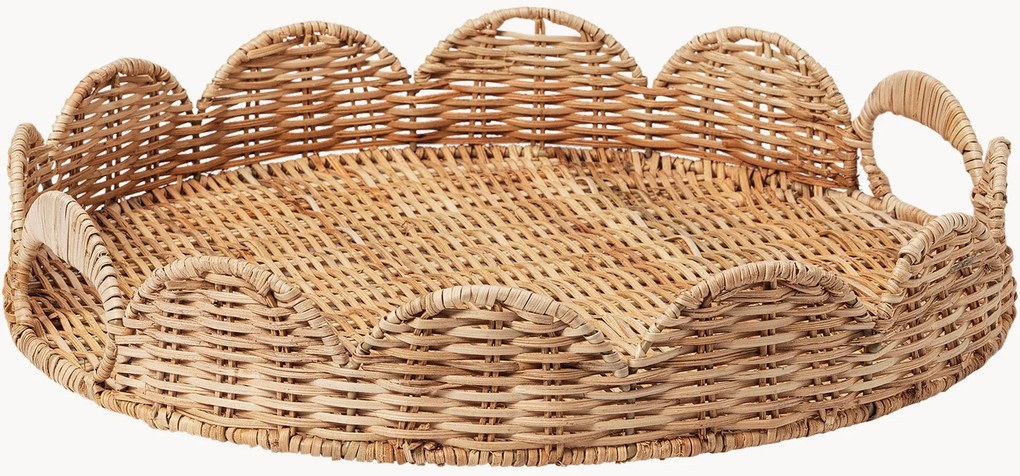 Tabuleiro decorativo em vime artesanal Round