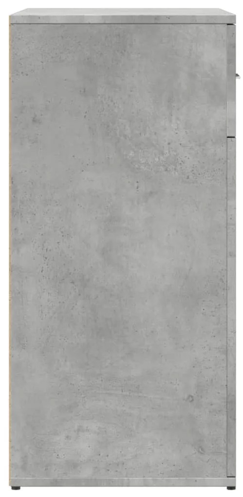 Aparador 79x38x80 cm derivados de madeira cinzento cimento