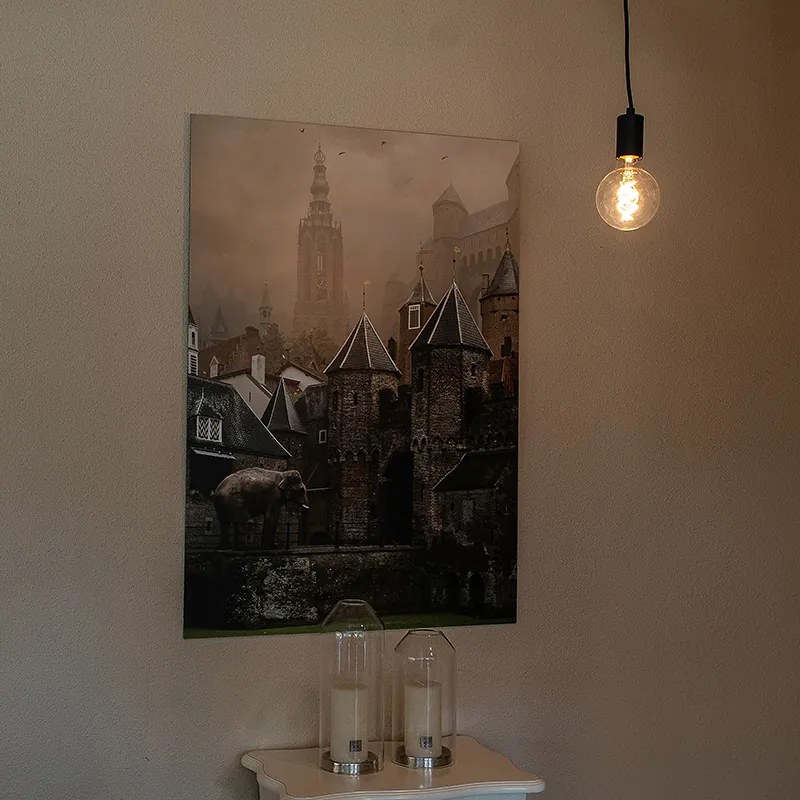 Candeeiro de suspensão industrial preto - Facil Design,Moderno