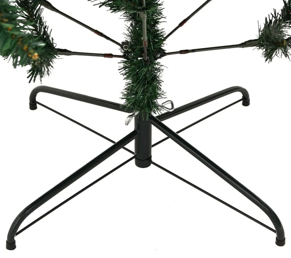 Árvore de Natal artificial articulada com suporte 180 cm