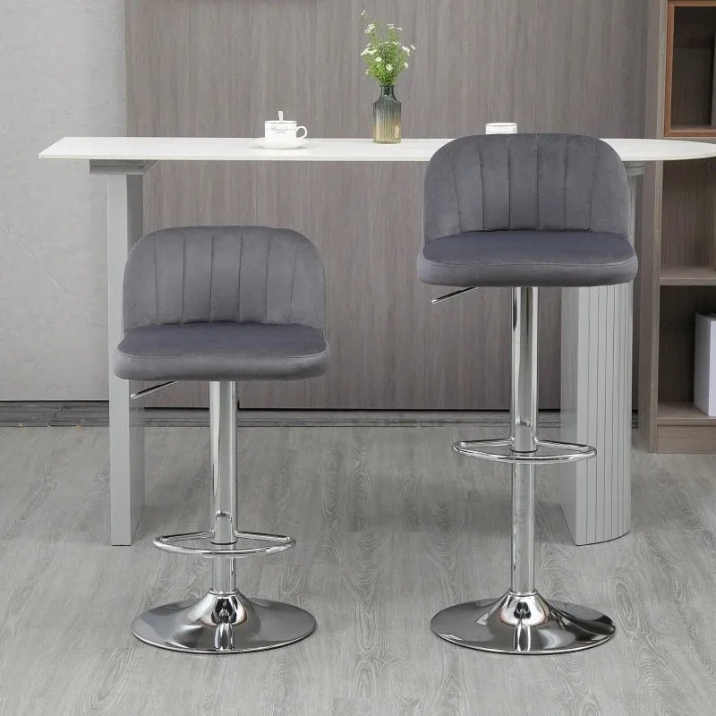 Conjunto de 2 Bancos de Bar Lenoy - Design Moderno