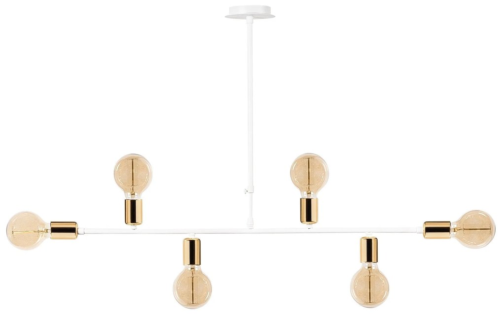 Chandelier Truva – Branco – Diâmetro 94 cm