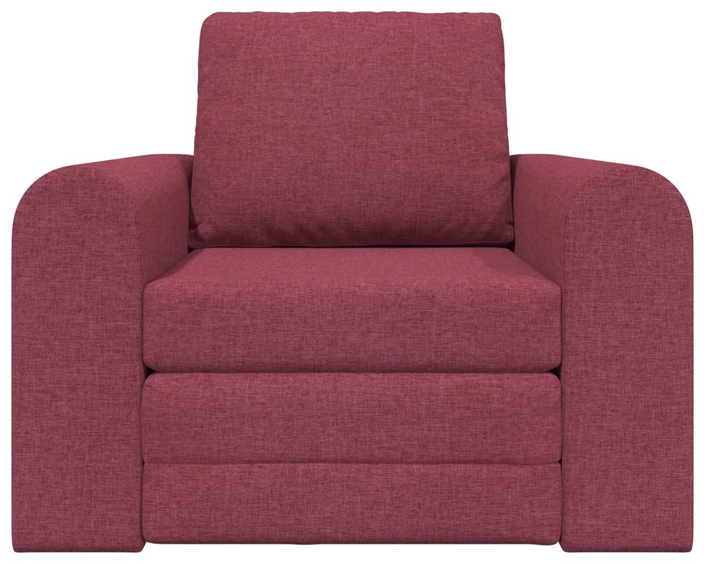 Sofá Cama 2 em 1 Bordô 98x71x83 cm Tecido