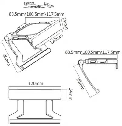 Suporte TV para Mini PC CROMAD
