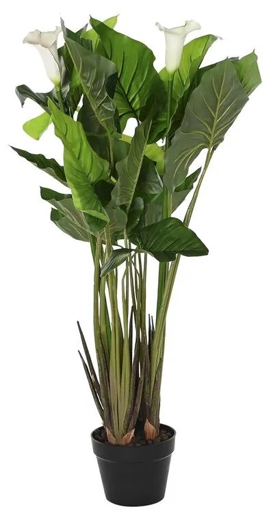 Planta Decorativa DKD Home Decor Branco Verde PE Lírios (50 x 50 x 100 cm)