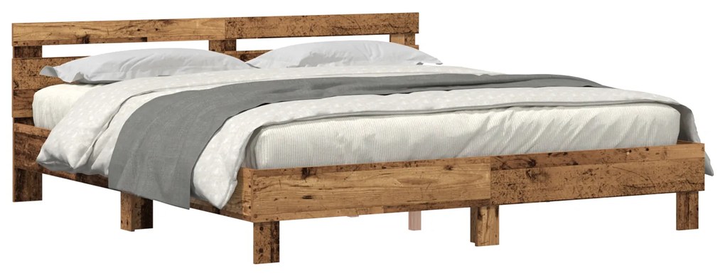 Cama de Madeira de Pinho Madeira Antiga Madeira de Pinho Maciça